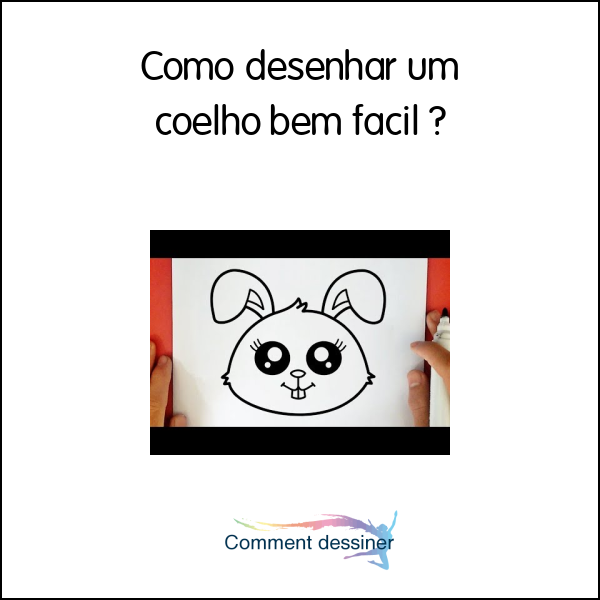 Como desenhar um coelho bem fácil